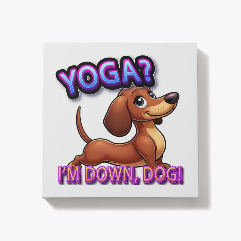 Dachshund Downward Dog Yoga Tee