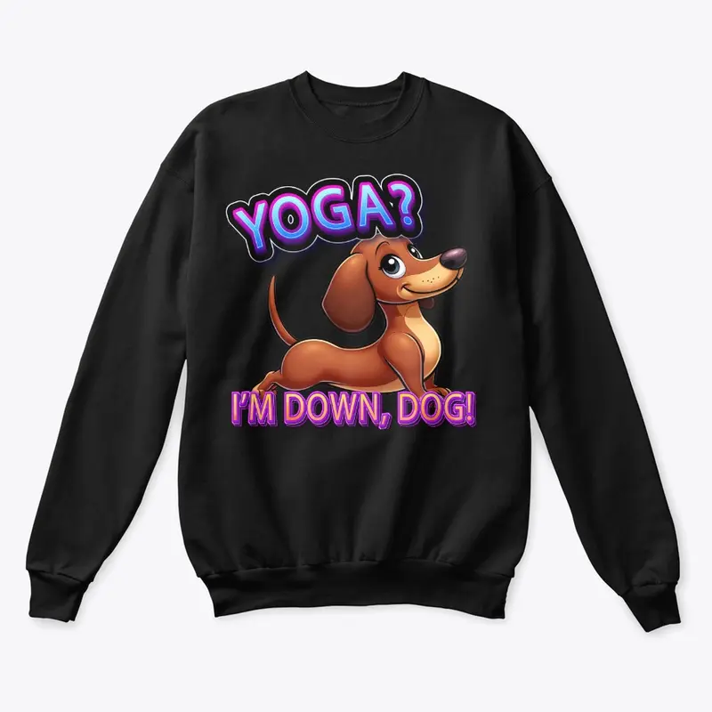 Dachshund Downward Dog Yoga Tee