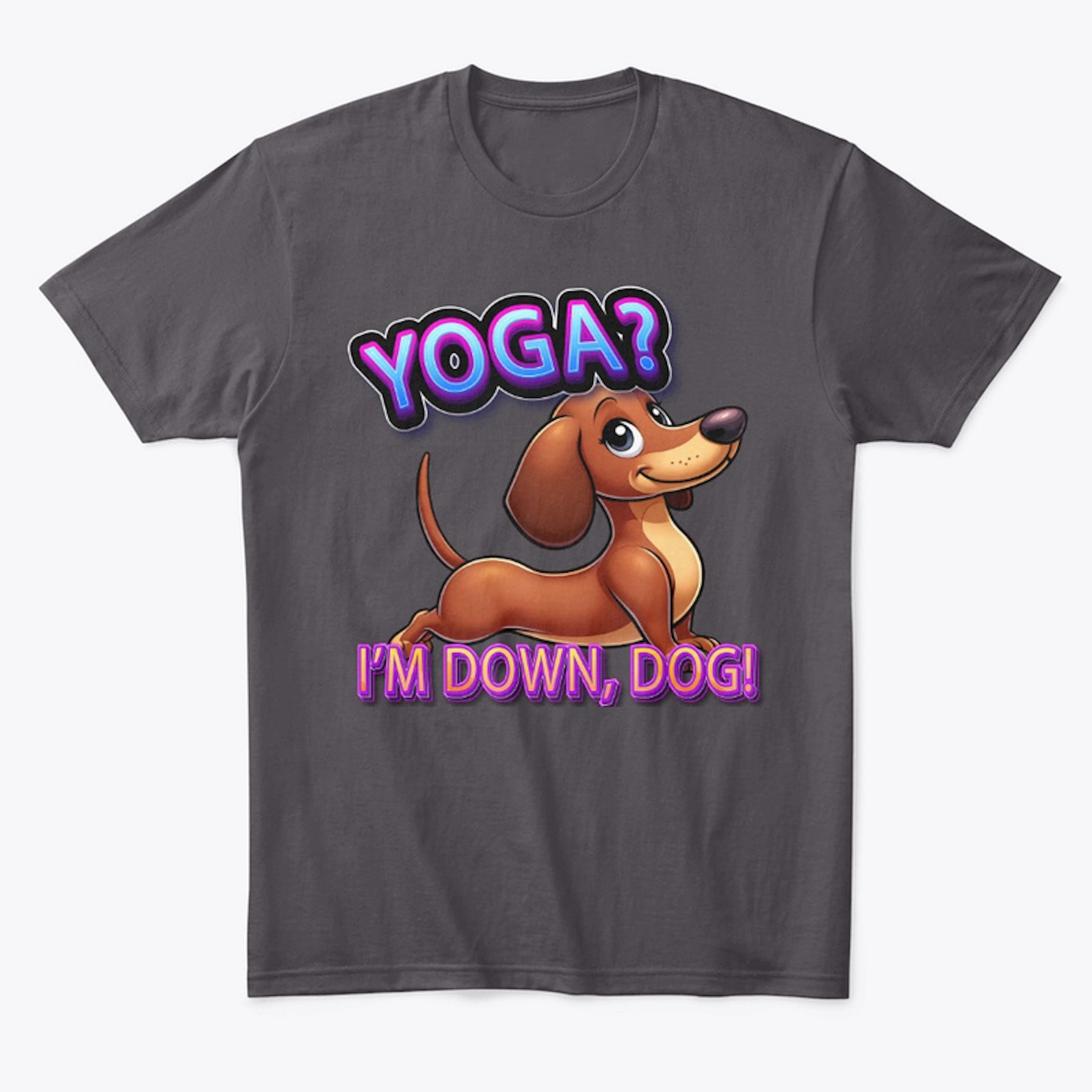 Dachshund Downward Dog Yoga Tee