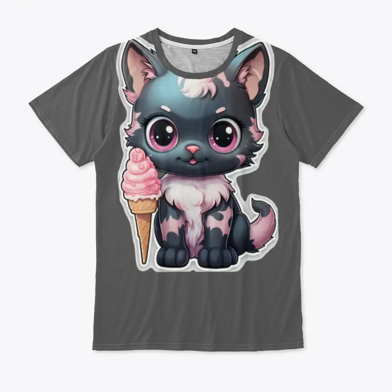 Sweet Whiskers Ice Cream Tee