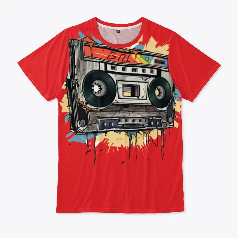 Vintage Boombox Blast Tee