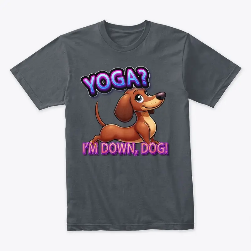 Dachshund Downward Dog Yoga Tee