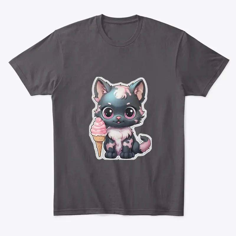 Sweet Whiskers Ice Cream Tee