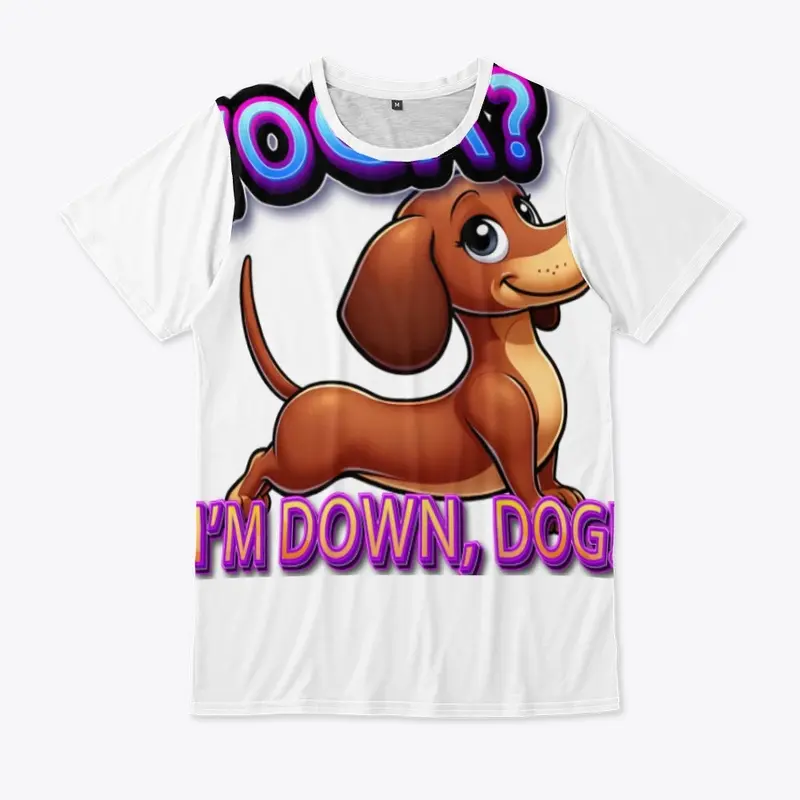 Dachshund Downward Dog Yoga Tee