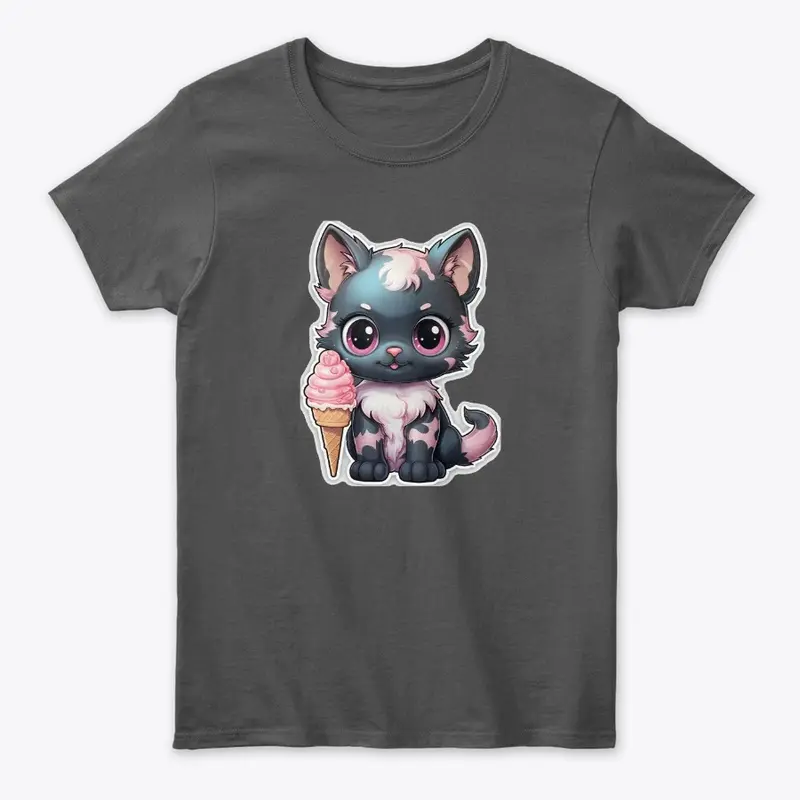 Sweet Whiskers Ice Cream Tee