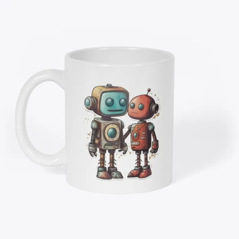 Retro Robo Companions Tee