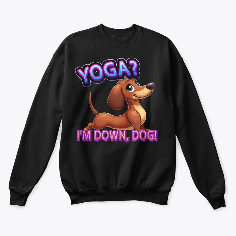 Dachshund Downward Dog Yoga Tee