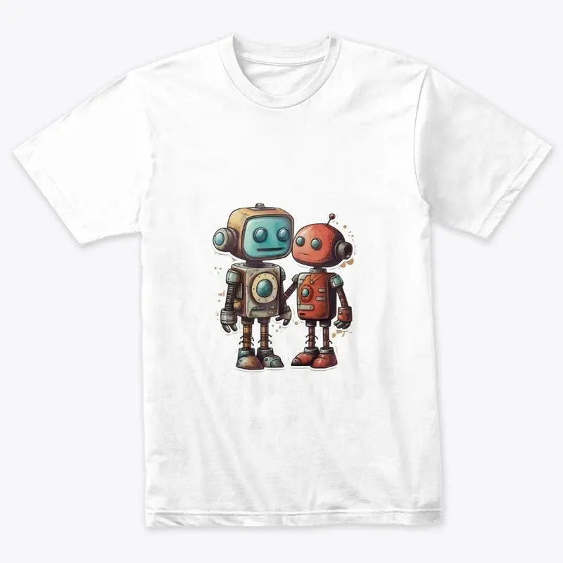 Retro Robo Companions Tee