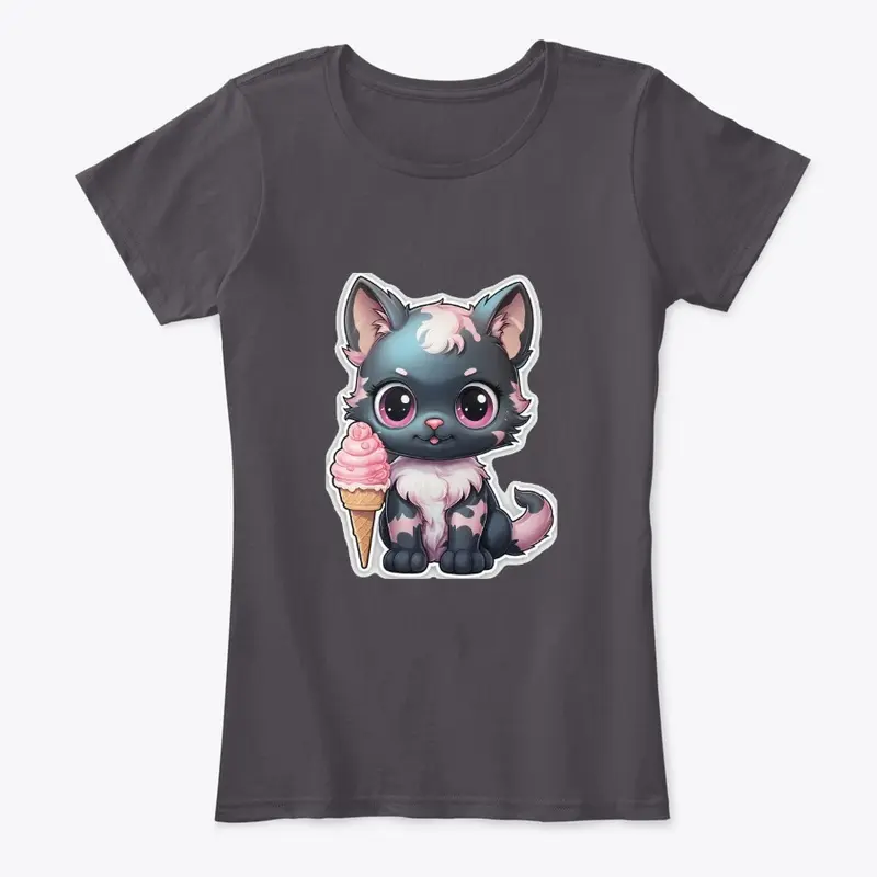 Sweet Whiskers Ice Cream Tee