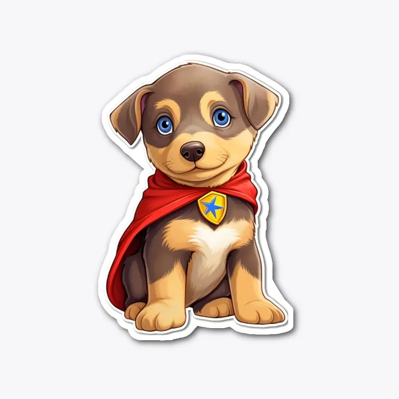 Puppy Hero in Capes